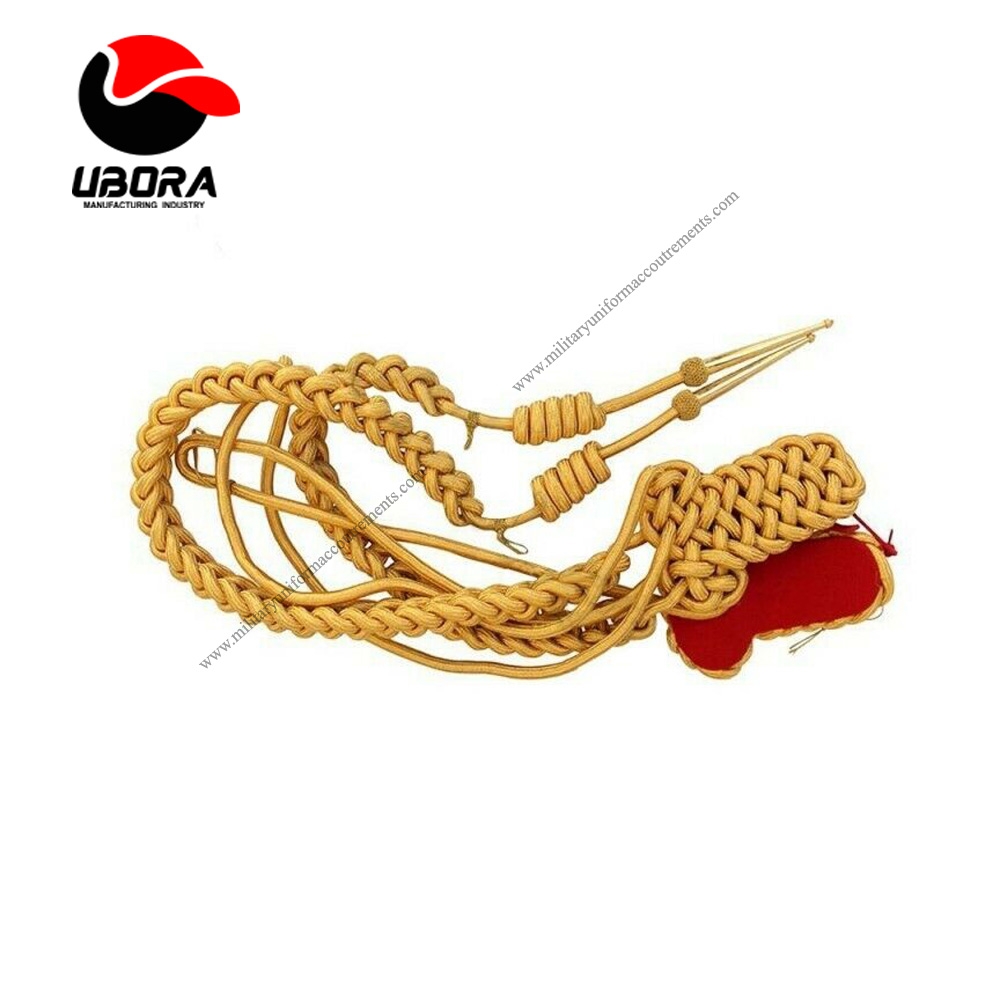 red and gold aiguilette aiguillettes suppliers and manufacturers Malaysia bullion wire aiguillette